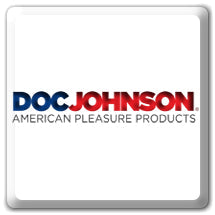 doc johnson logo in blue and red