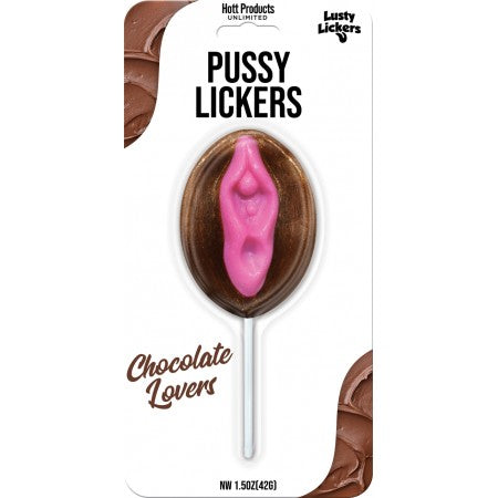 Lusty Lickers Pussy Pop Chocolate by Hott Products