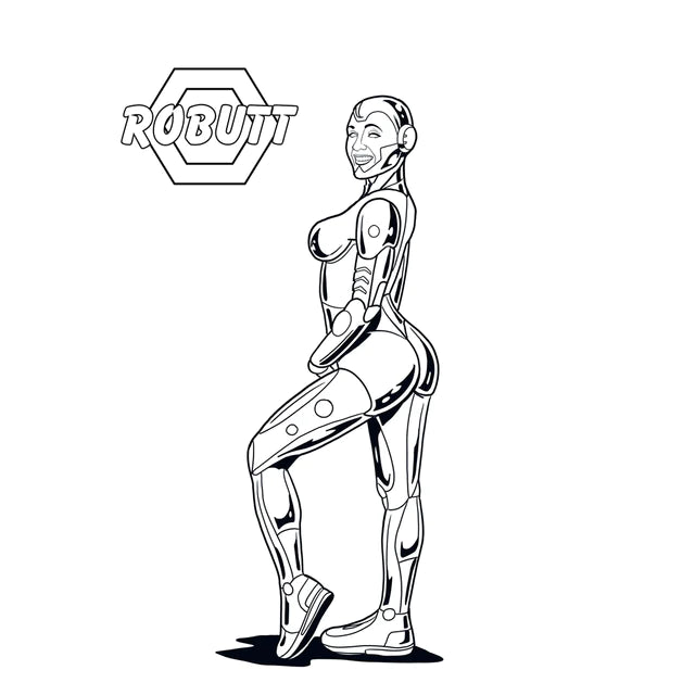Sexy Butts Coloring Book by Wood Rocket