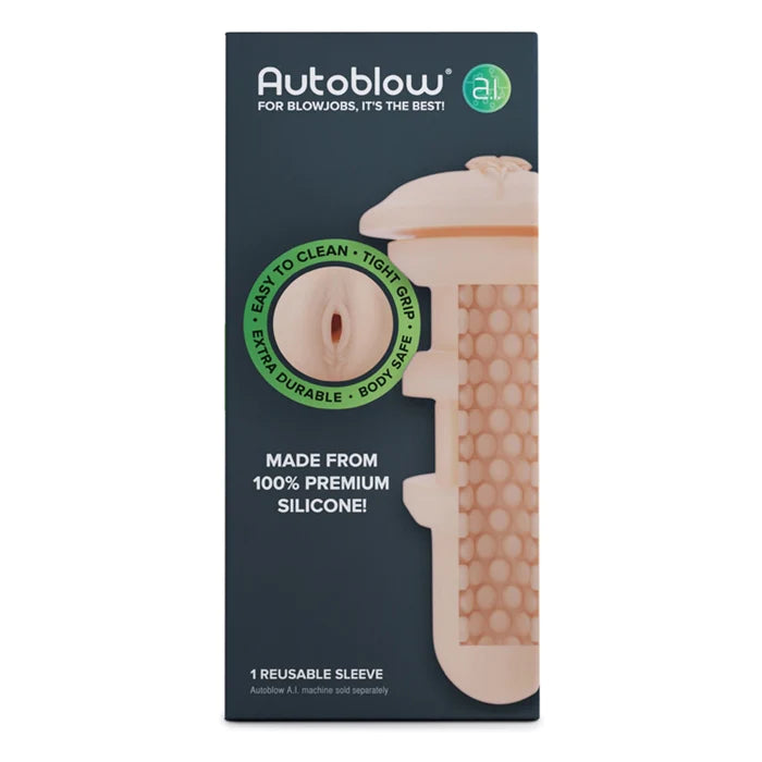 beige vagina insert replacement sleeve with box