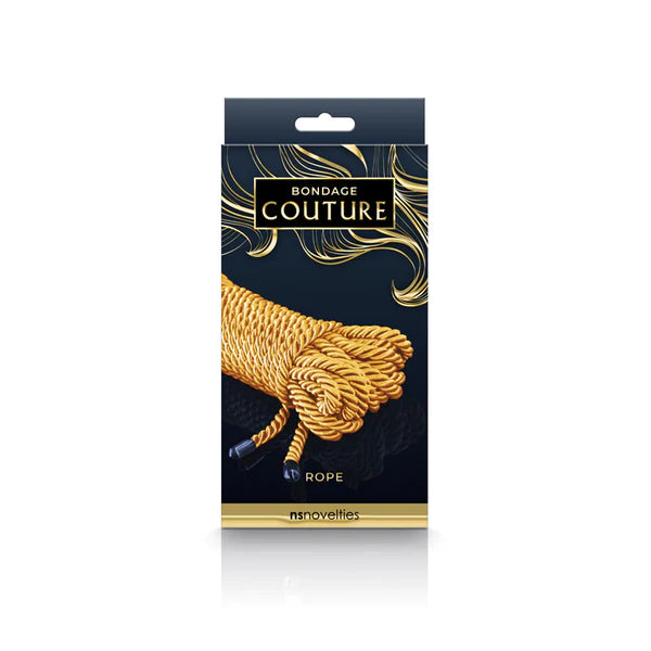 gold bondage rope with box