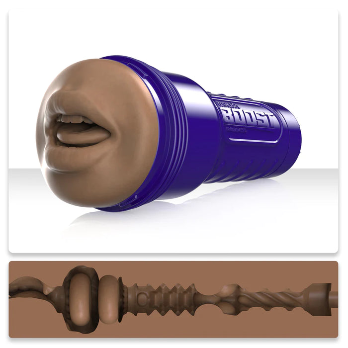 realistic mouth masturbator with texture sleeve