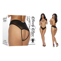 crotchless mesh brief by barely bare source adult toys