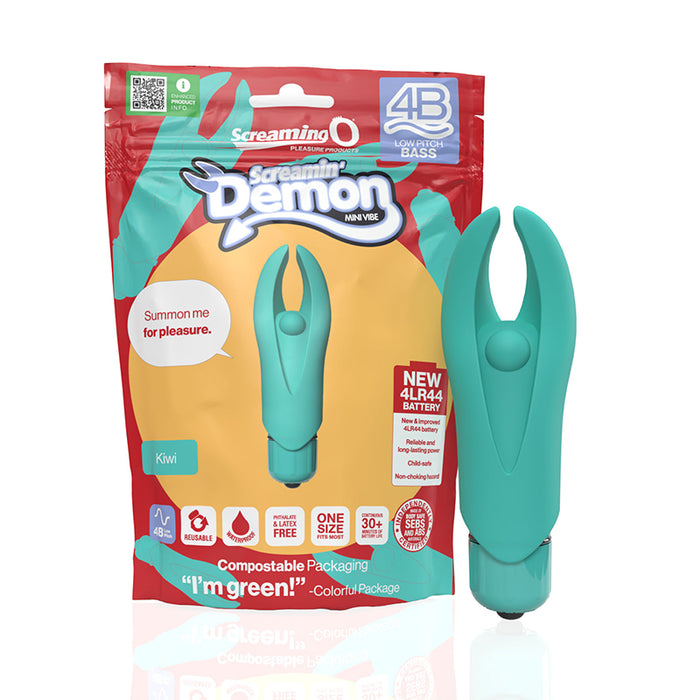green vibrator with forked top