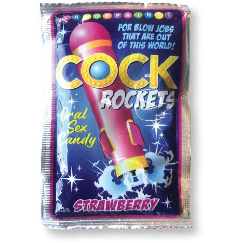 Cock Rockets Oral Sex Candy Strawberry by Little Genie