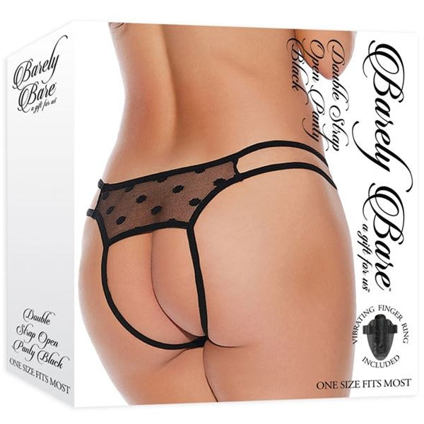 Double Strap Open Panty by Barely Bare