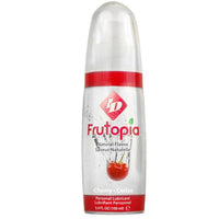 cherry flavored lube in clear bottle