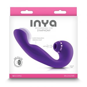 purple g-spot vibrator with clitoral suction