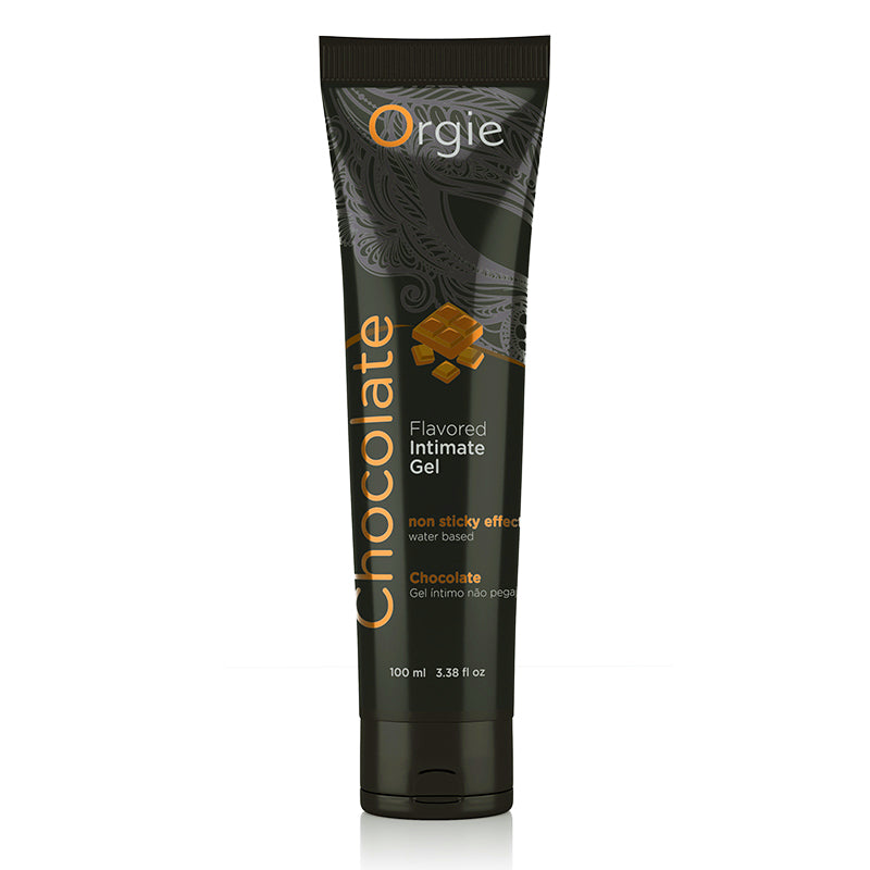 chocolate flavored lubricant in 100ml black tube
