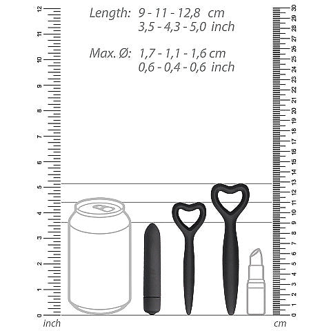 black dilators and bullet measurements