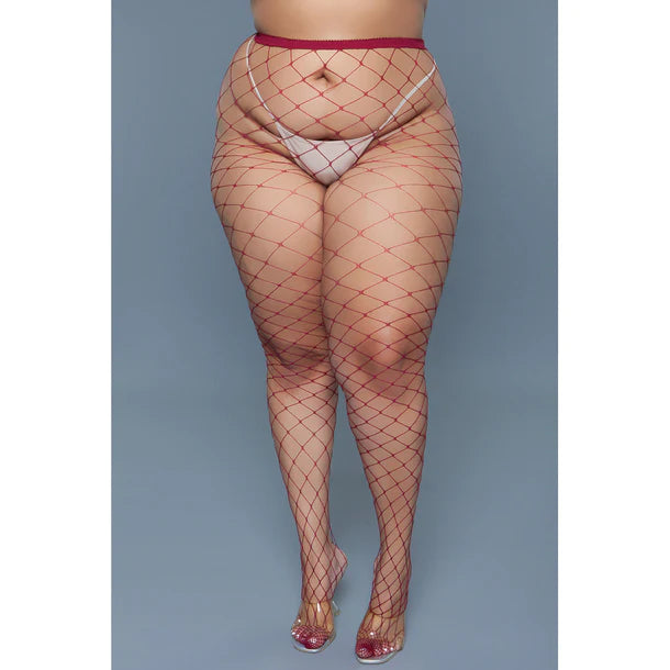 oversized fishnet pantyhose by be wicked source adult toys