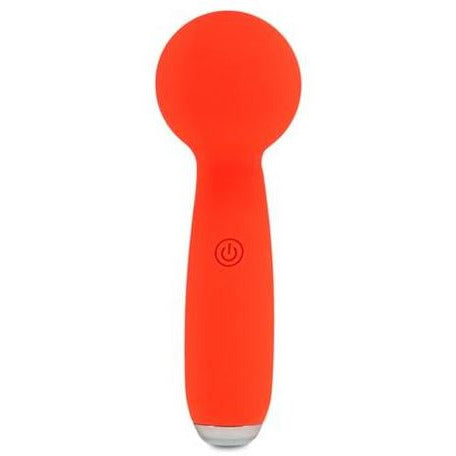 orange silicone mini massager