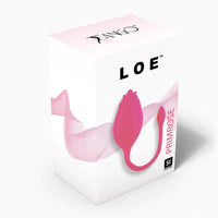 Rose vibrator with clitoral licker and  attached bullet