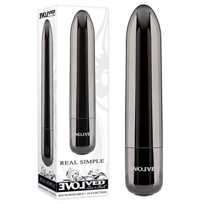 real simple vibrating bullet by evolved source adult toys