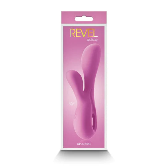 pink bulb tipped vibrator with clit stim