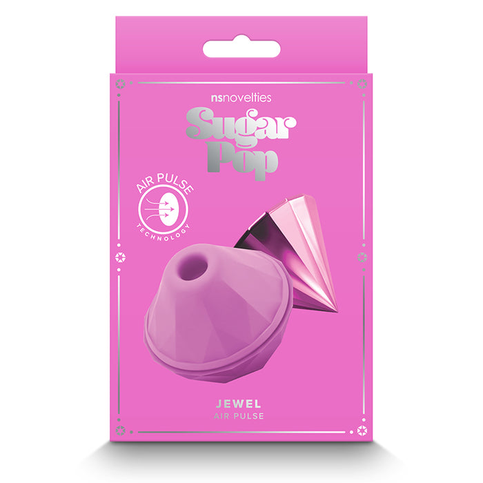 pink diamond shaped clitoral suction