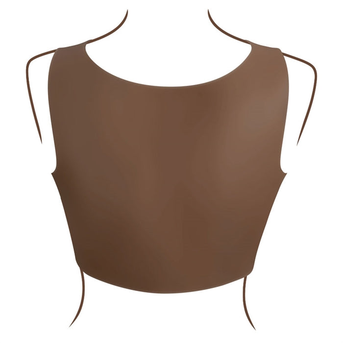 back  of realistic wearable breasts