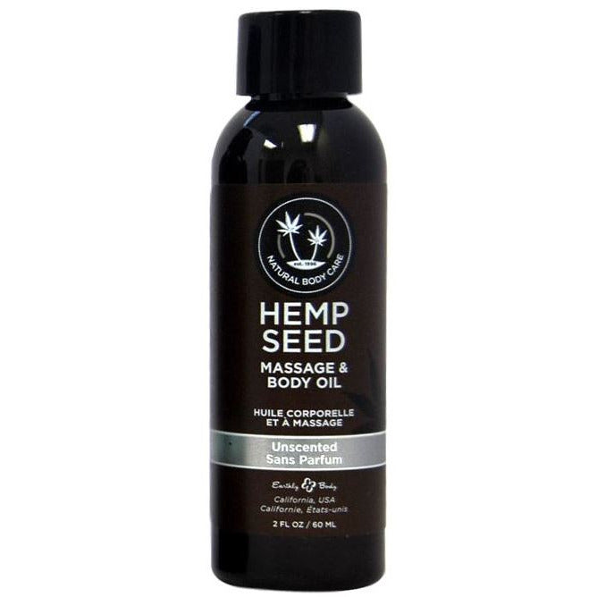 Hemp Seed Body & Massage Oil Unscented by Earthly Body
