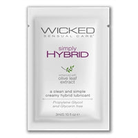 packet of olive leaf extract creamy hybrid lubricant