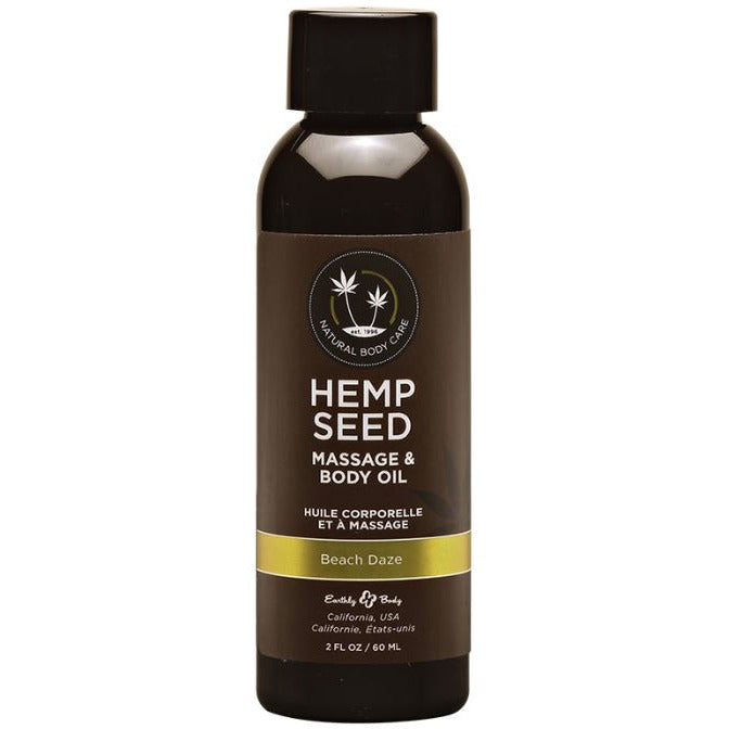 Hemp Seed Body & Massage Oil Beach Daze By Earthly Body