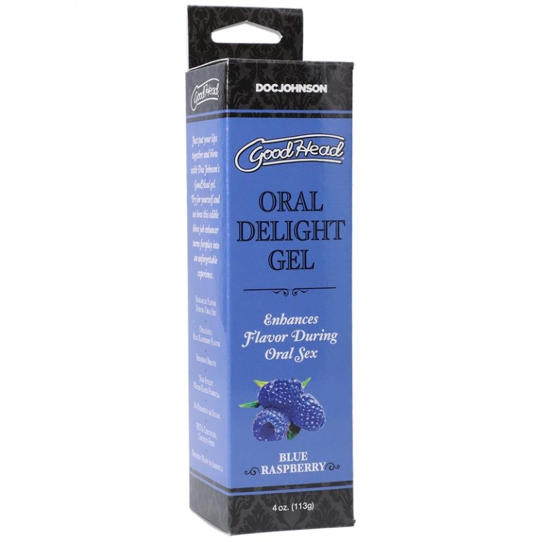 GoodHead™ Oral Sex Delight Gel Blue Raspberry by Doc Johnson