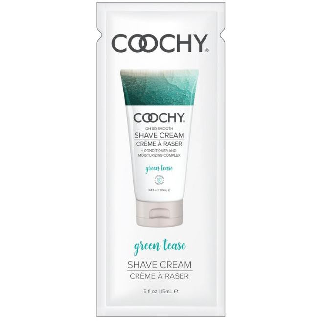 Coochy Shave Cream Green Tease by Classic Erotica