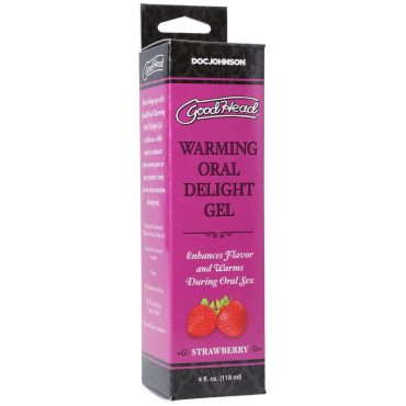 GoodHead™ Warming Oral Sex Delight Gel Strawberry By Doc Johnson