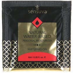 packet of watermelon natural water based lubricant