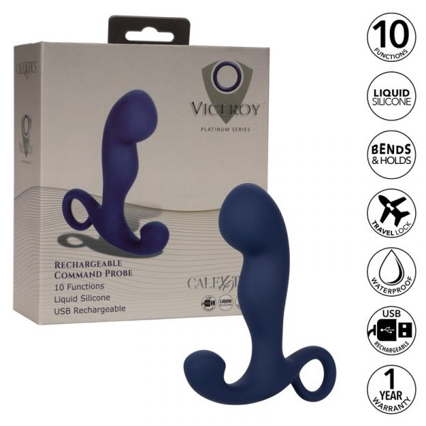 Viceroy Rechargeable Command Vibrating Anal Probe by Cal Exotics