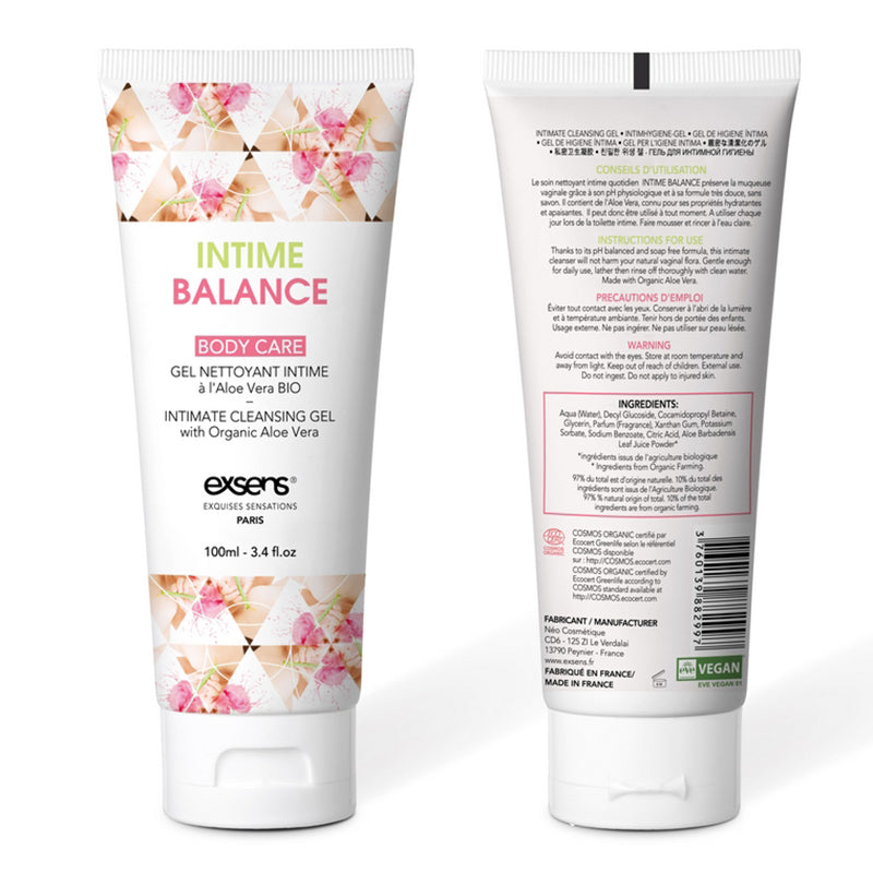Intimate Balance Cleansing Gel With Organic Aloe Vera by Exsens