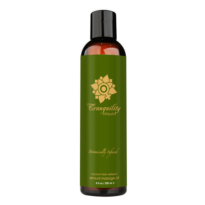 Tranquility Coconut Lime Organic Massage Oil by Sliquid