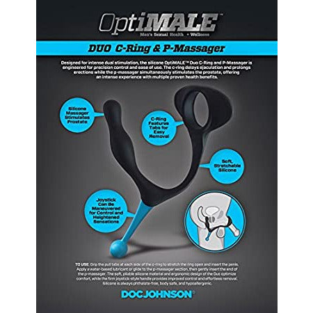Optimale Duo C Ring & P Massager by Doc Johnson
