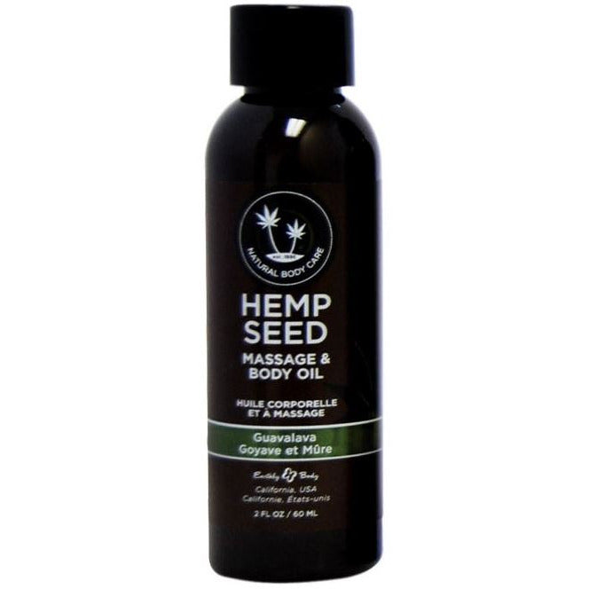 Hemp Seed Body & Massage Oil Guavalava by Earthly Body