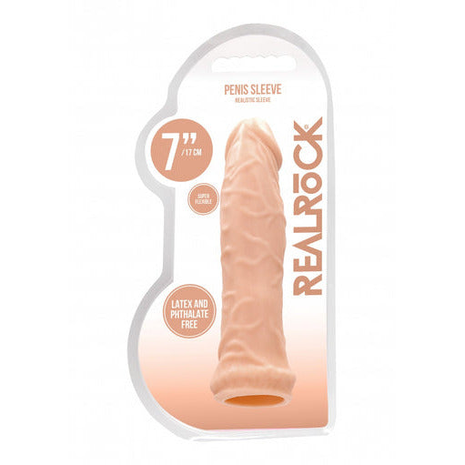Realrock Realistic Penis Extension 7" by Shots