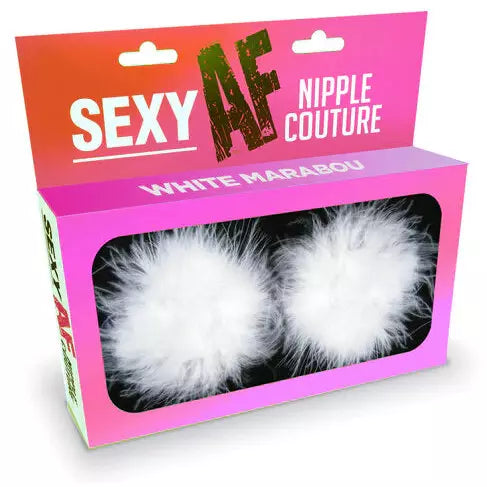Sexy AF Nipple Covers Marabou by Little Geenie