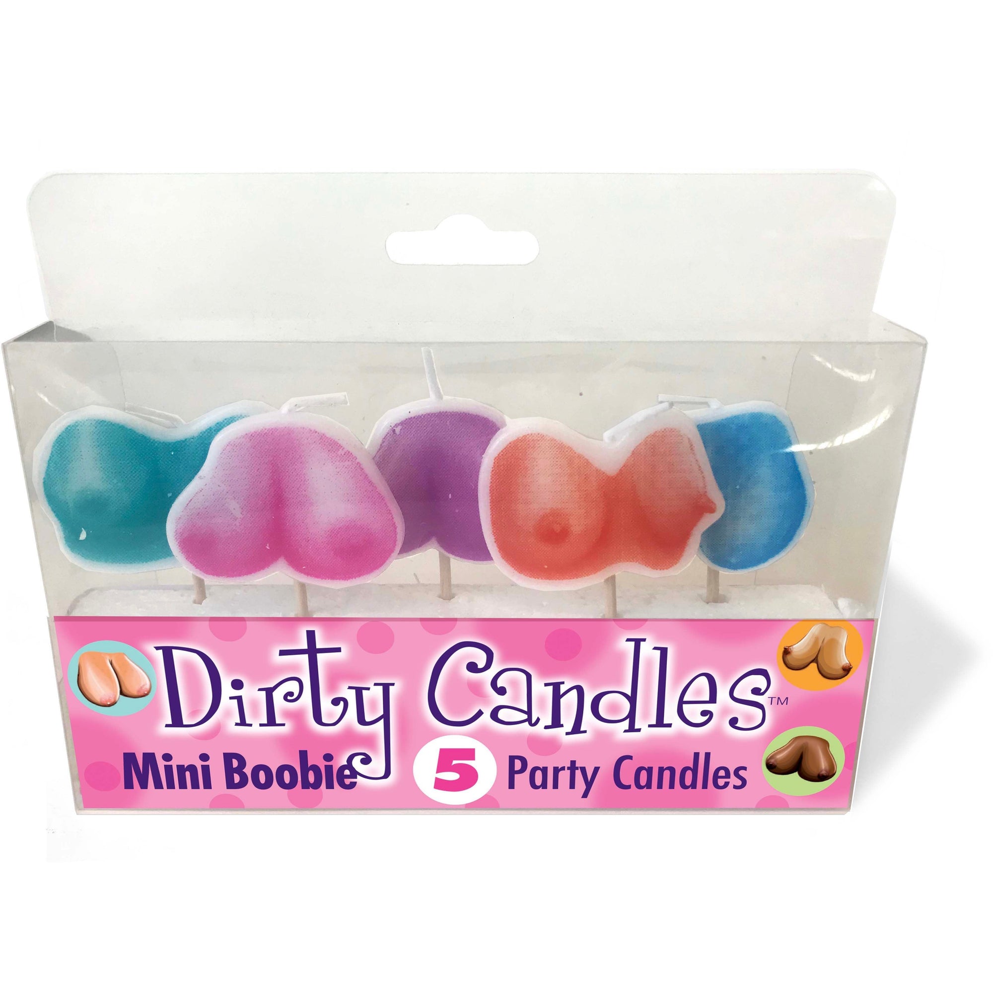 Dirty Candles Boobs 5pk by Little Geenie
