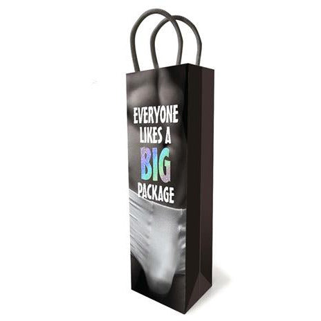 Bag Everyone Likes A Big Package Wine Gift Bag by Little Geenie