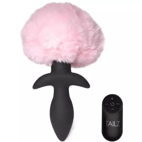 Tailz Waggerz Moving & Vibrating Bunny Tail Anal Plug by XR