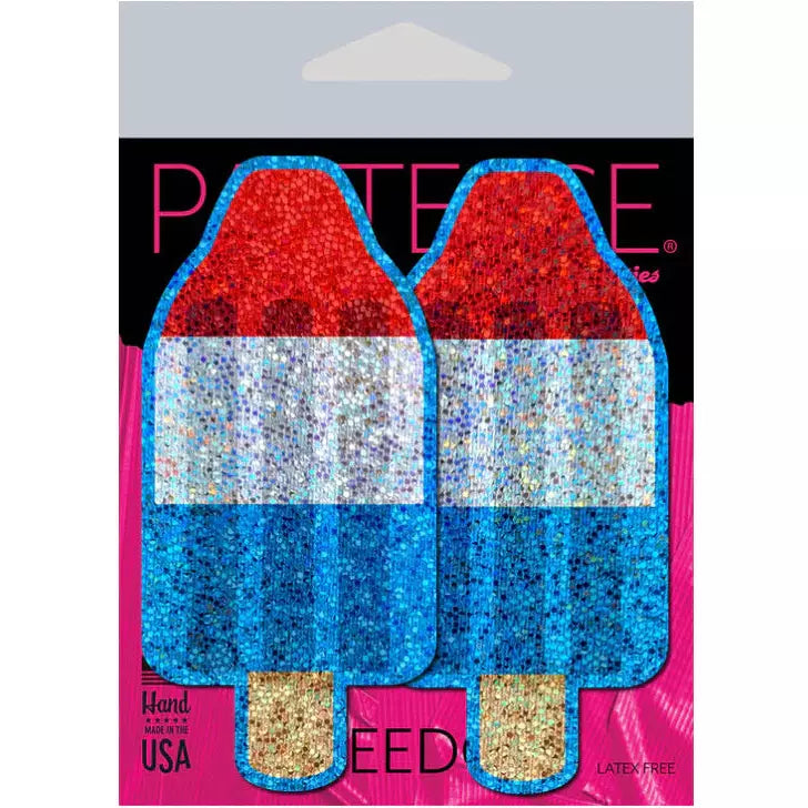 Glittering Ice Pop Pasties by Pastease