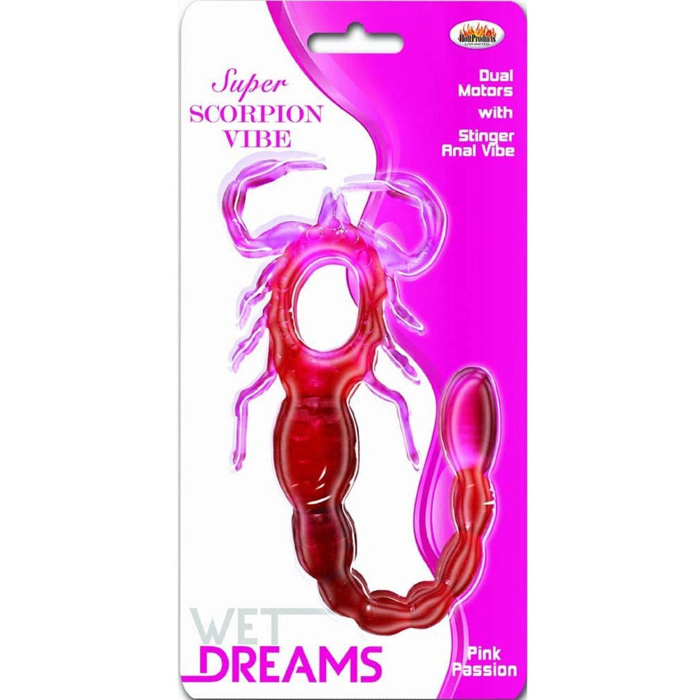 Wet Dreams Vibrating Super Scorpion Cock Ring & Anal Beads by Hott Products