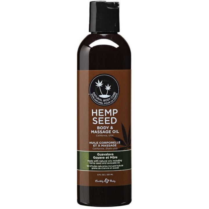 Hemp Seed Body & Massage Oil Guavalava by Earthly Body