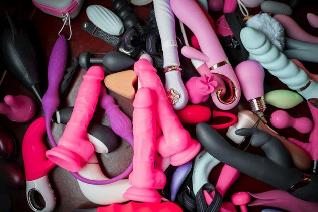 Photo of a pile of dildos