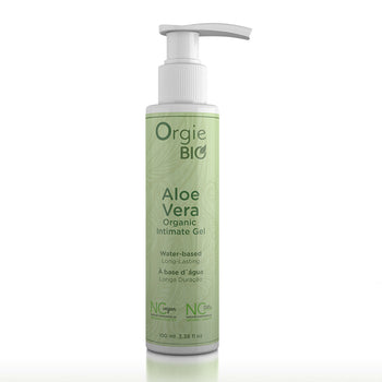 bottle of aloe gel massage oil