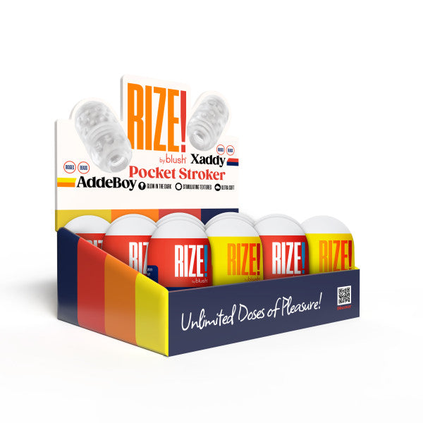 Rize - The Pill Mini Stroker 12 pack Display