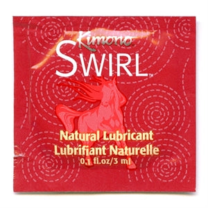 red packet of natural lubricant 