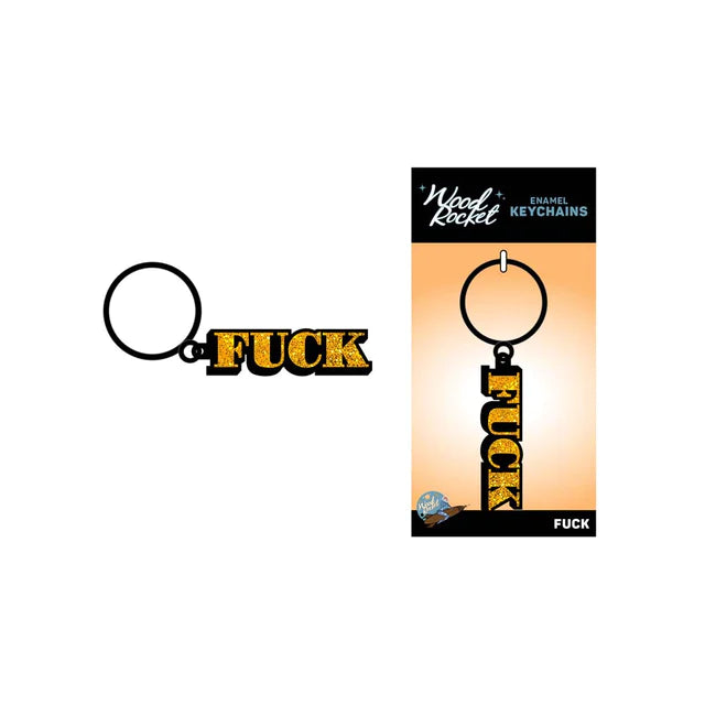 Fuck Keychain by Wood Rocket