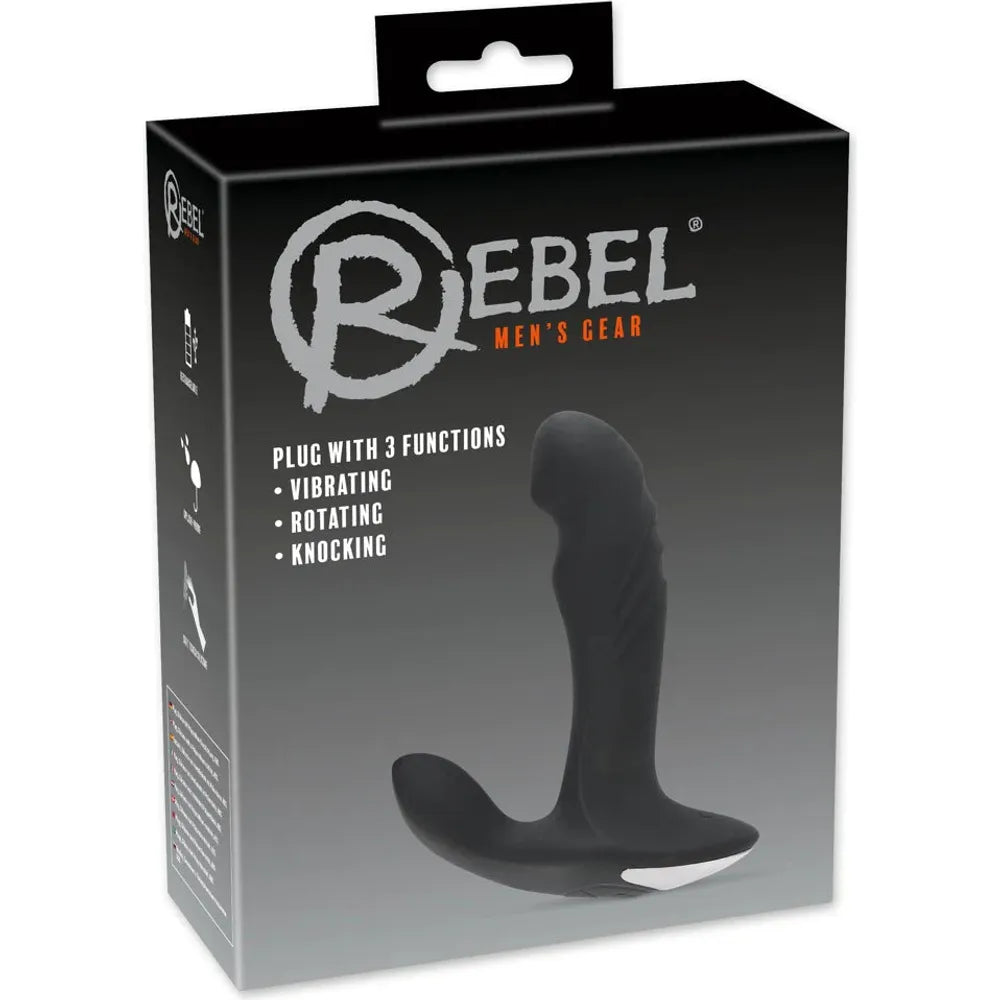 Anal Plug with Perineum Stimulation for Men by Rebel Men's Gear