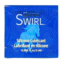 blue packet of silicone lubricant