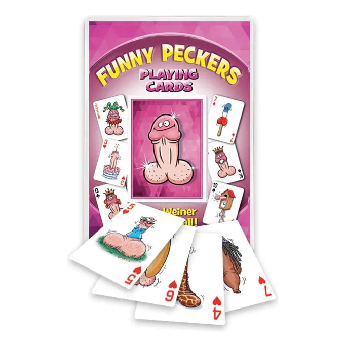 Funny Pecker Playing Cards by Ozze Creations