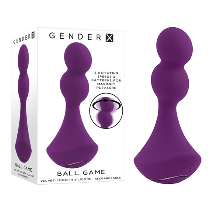 Ball Game Vibrating Anal Plug by Gender X